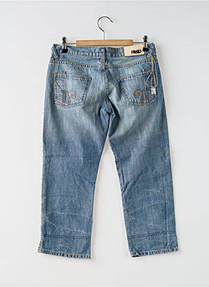 Pantacourt slim bleu RWD femme