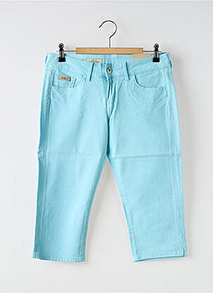 Pantacourt coupe droite bleu PEPE JEANS femme