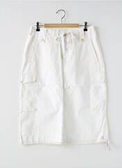 Jupe mi-longue blanc OXBOW pour femme seconde vue