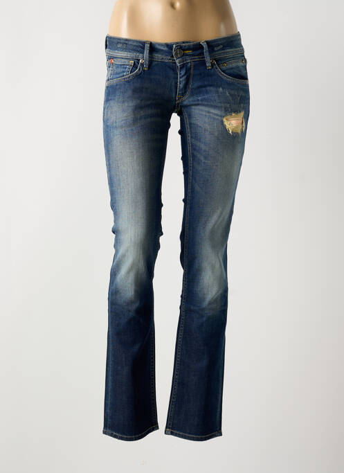 Jeans coupe slim bleu ANDY WARHOL BY PEPE JEANS pour femme