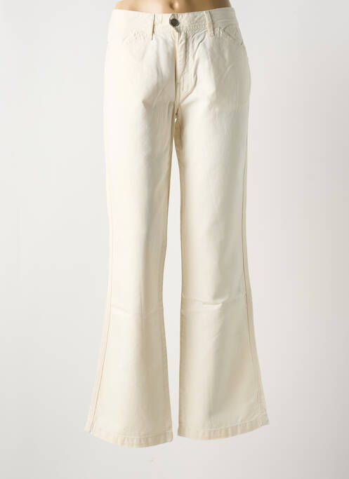 Pantalon droit beige AVIATIC pour femme