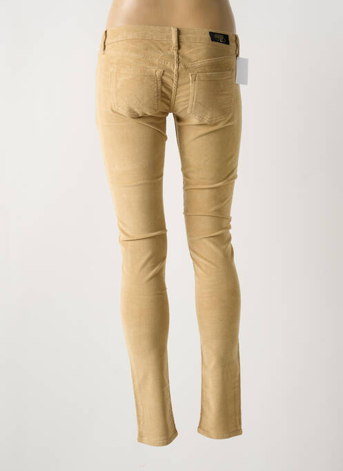 Pantalon slim beige LE TEMPS DES CERISES pour femme