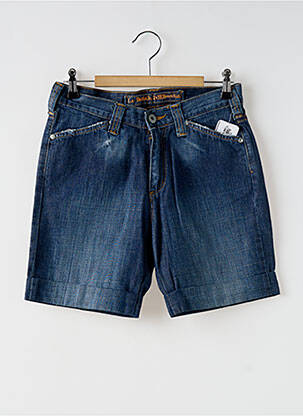 Short tissage denim bleu LA BRIGADA INTERNACIONAL femme