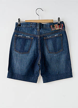 Short tissage denim bleu LA BRIGADA INTERNACIONAL femme