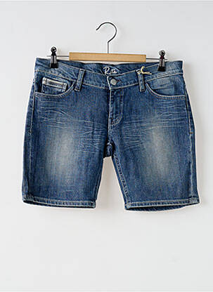 Short tissage denim bleu RWD femme