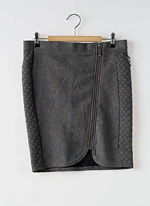 Jupe courte gris LOLA ESPELETA femme