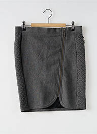 Jupe courte gris LOLA ESPELETA femme
