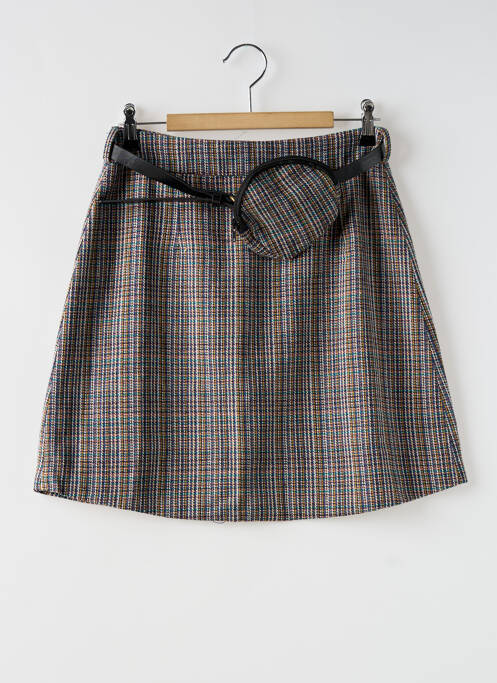 Jupe courte bleu LILI SIDONIO pour femme