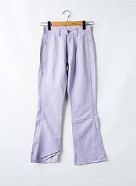 Pantalon droit tissage popeline violet BIG STAR fille