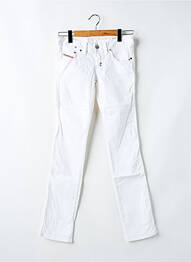 Jeans coupe slim stretch blanc DIESEL fille