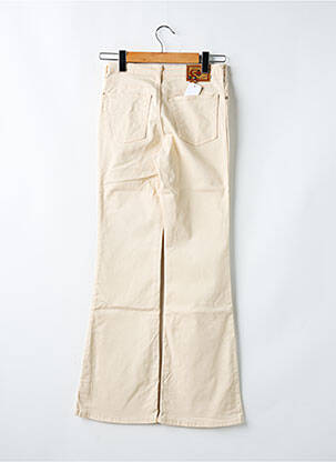 Pantalon droit tissage popeline beige CIMARRON fille