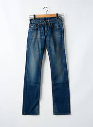 Jeans coupe droite taille normale taille normale bleu LE TEMPS DES CERISES femme