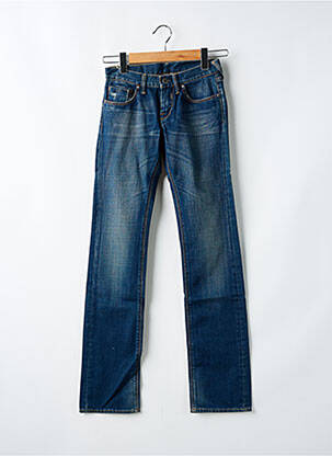 Jeans coupe droite taille normale taille normale bleu LE TEMPS DES CERISES femme