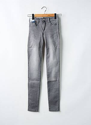 Jeans coupe slim stretch taille normale gris SALSA femme