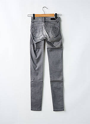 Jeans coupe slim stretch taille normale gris SALSA femme