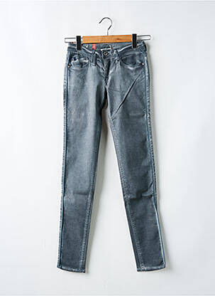 Jeans coupe slim stretch taille normale gris LE TEMPS DES CERISES femme
