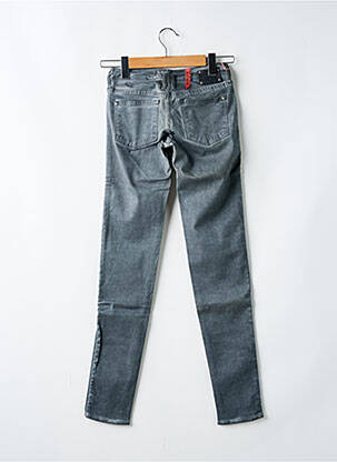 Jeans coupe slim stretch taille normale gris LE TEMPS DES CERISES femme