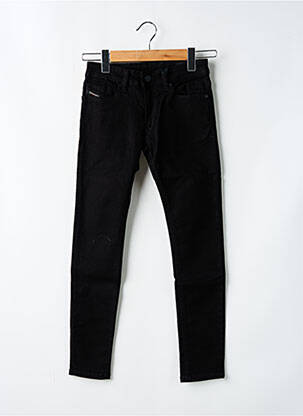Jeans coupe slim stretch taille ajustable noir DIESEL enfant