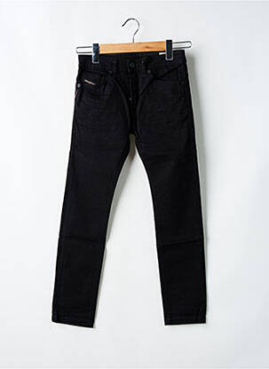 Jeans coupe slim stretch taille ajustable noir DIESEL enfant