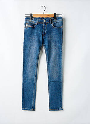 Jeans coupe slim stretch taille ajustable bleu DIESEL enfant