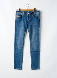 Jeans coupe slim stretch taille ajustable bleu DIESEL enfant