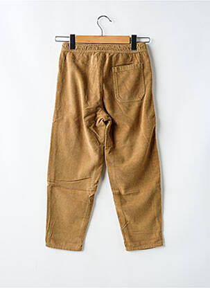 Pantalon droit poches taille élastique marron TEDDY SMITH garçon