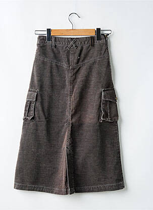 Jupe longue poches gris CIMARRON fille
