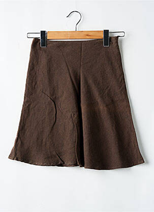 Jupe mi-longue taille normale marron CIMARRON fille