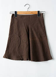 Jupe mi-longue taille normale marron CIMARRON fille