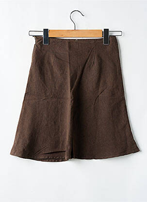 Jupe mi-longue taille normale marron CIMARRON fille