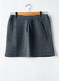Jupe courte coupe droite gris ELEVEN PARIS fille