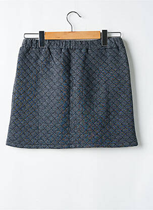 Jupe courte coupe droite gris ELEVEN PARIS fille