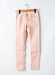 Jeans coupe slim rose LE TEMPS DES CERISES pour fille seconde vue