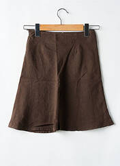 Jupe mi-longue marron CIMARRON pour fille seconde vue