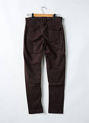 Pantalon slim marron JAPAN RAGS pour fille seconde vue