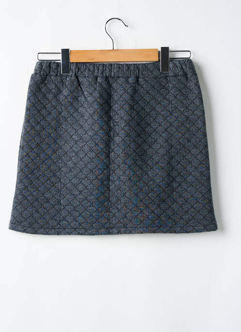 Jupe courte coupe droite gris ELEVEN PARIS fille