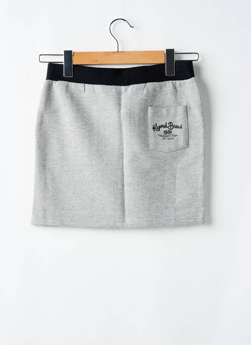 Jupe courte poches gris KAPORAL fille