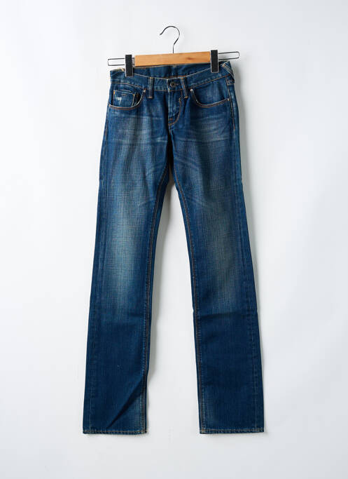 Jeans coupe droite bleu LE TEMPS DES CERISES pour femme