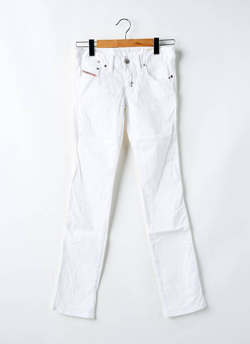Jeans coupe slim blanc DIESEL pour fille