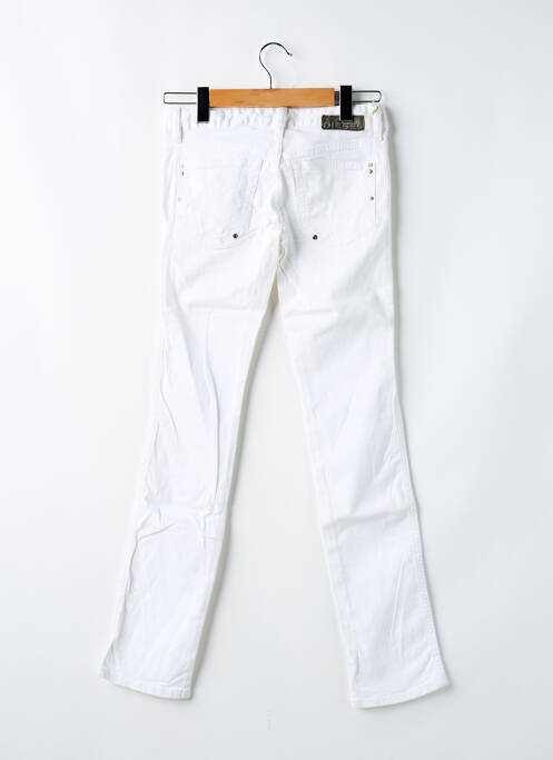 Jeans coupe slim blanc DIESEL pour fille