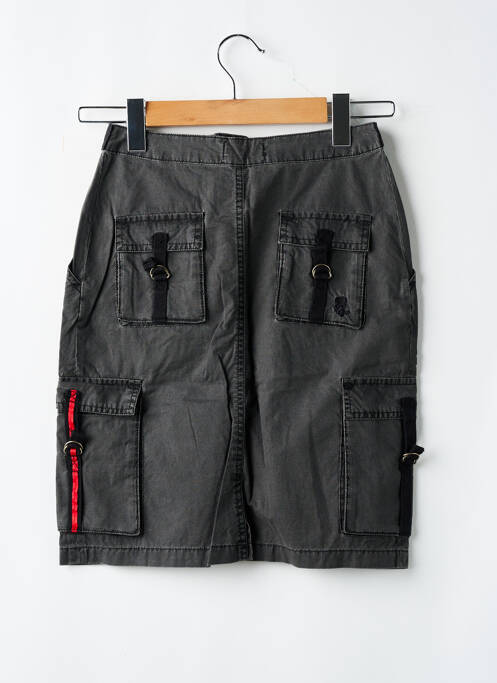 Jupe mi-longue gris TEDDY SMITH pour fille