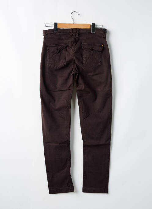 Pantalon slim marron JAPAN RAGS pour fille