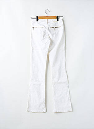 Pantalon droit tissage popeline blanc CIMARRON fille