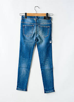 Jeans coupe slim effet usé délavé bleu DIESEL fille