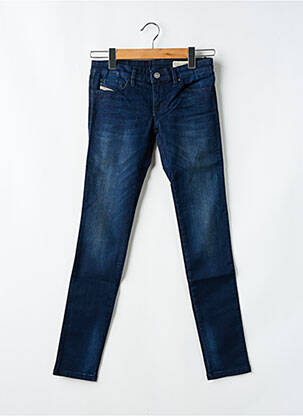 Jeans coupe slim stretch bleu DIESEL fille