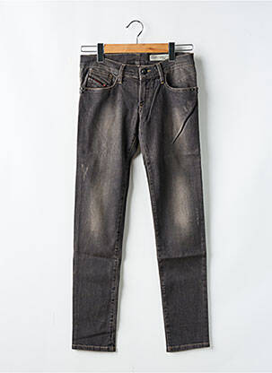Jeans coupe slim stretch gris DIESEL fille