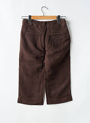 Pantacourt coupe droite marron CIMARRON fille