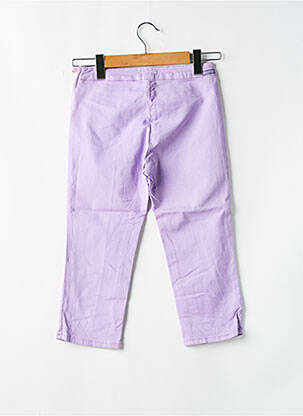 Pantacourt coupe droite violet CIMARRON fille