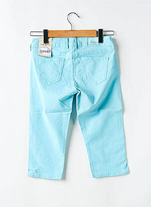 Bermuda tissage popeline taille normale bleu PEPE JEANS femme