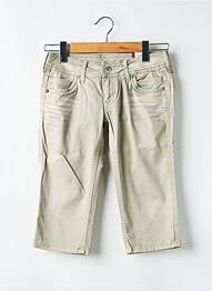 Bermuda stretch taille ajustable vert PEPE JEANS fille